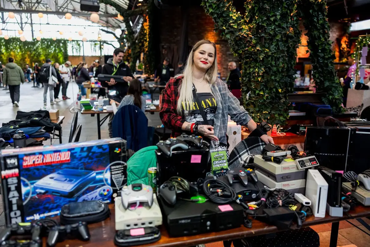 Beispiel eines Flohmarktstands