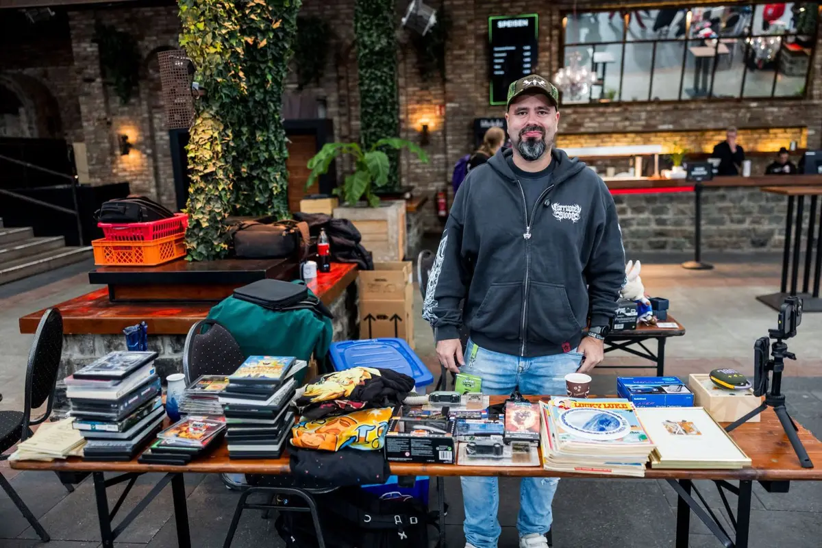 Beispiel eines Flohmarktstands