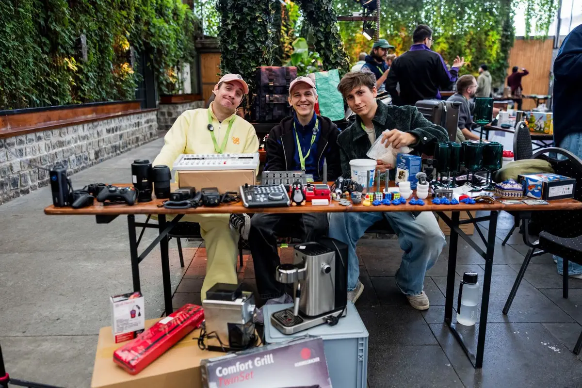 Beispiel eines Flohmarktstands